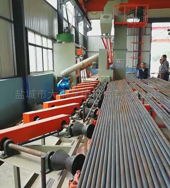 圓鋼單根自動上卸料拋丸機